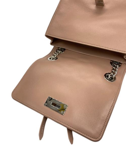 JIMMY CHOO（ジミーチュウ）JIMMY CHOO (ジミーチュウ) HELIA SHOULDER BAG/S ピンクの古着・服飾アイテム