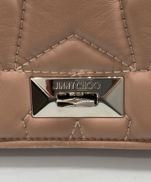JIMMY CHOO（ジミーチュウ）JIMMY CHOO (ジミーチュウ) HELIA SHOULDER BAG/S ピンクの古着・服飾アイテム