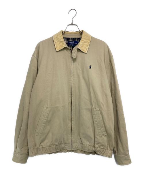 POLO RALPH LAUREN（ポロ・ラルフローレン）POLO RALPH LAUREN (ポロ・ラルフローレン) 90s スイングトップ ベージュ サイズ:XLの古着・服飾アイテム