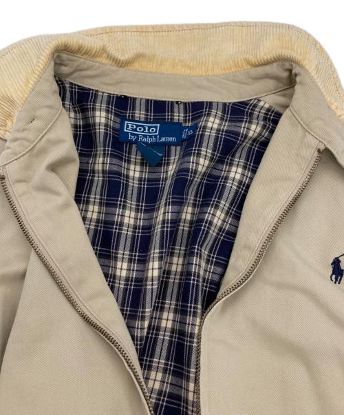 POLO RALPH LAUREN（ポロ・ラルフローレン）POLO RALPH LAUREN (ポロ・ラルフローレン) 90s スイングトップ ベージュ サイズ:XLの古着・服飾アイテム