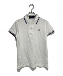 FRED PERRY（フレッドペリー）の古着「ポロシャツ」｜ホワイト