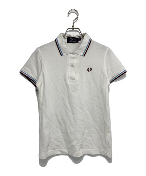 FRED PERRY（フレッドペリー）FRED PERRY (フレッドペリー) ポロシャツ ホワイト サイズ:38の古着・服飾アイテム