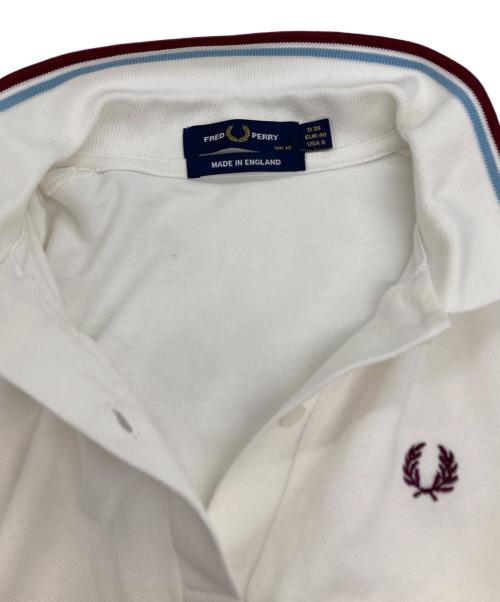 FRED PERRY（フレッドペリー）FRED PERRY (フレッドペリー) ポロシャツ ホワイト サイズ:38の古着・服飾アイテム
