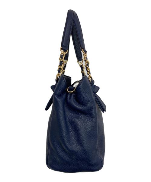TORY BURCH（トリーバーチ）TORY BURCH (トリーバーチ) 2WAYバッグ ネイビーの古着・服飾アイテム