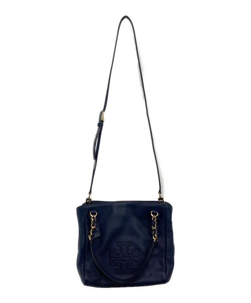 TORY BURCH（トリーバーチ）TORY BURCH (トリーバーチ) 2WAYバッグ ネイビーの古着・服飾アイテム