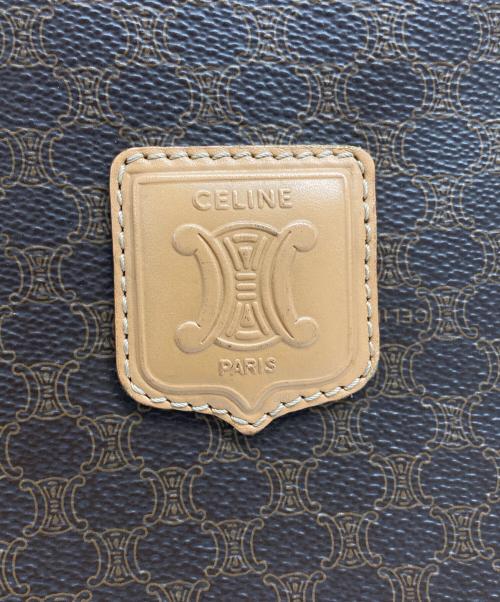 CELINE（セリーヌ）CELINE (セリーヌ) マカダム柄 ボストン ハンドバッグ ブラウンの古着・服飾アイテム