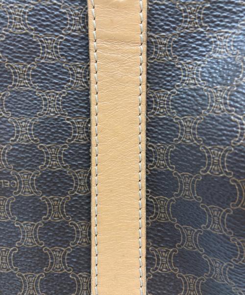 CELINE（セリーヌ）CELINE (セリーヌ) マカダム柄 ボストン ハンドバッグ ブラウンの古着・服飾アイテム