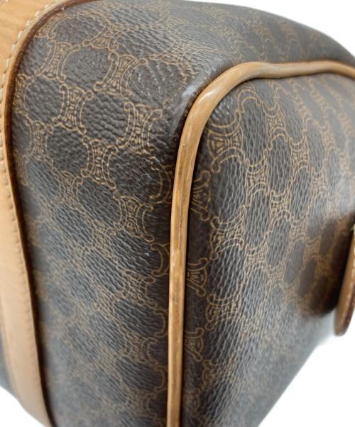 CELINE（セリーヌ）CELINE (セリーヌ) マカダム柄 ボストン ハンドバッグ ブラウンの古着・服飾アイテム