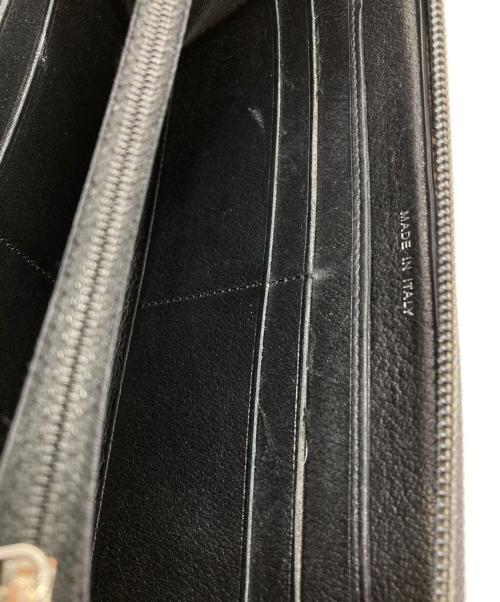 CHANEL（シャネル）CHANEL (シャネル) カメリア ラウンドファスナー長財布 ブラックの古着・服飾アイテム