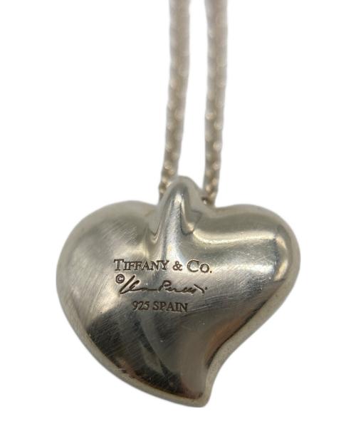 TIFFANY & Co.（ティファニー）TIFFANY & Co. (ティファニー) カーブドハートネックレス シルバーの古着・服飾アイテム