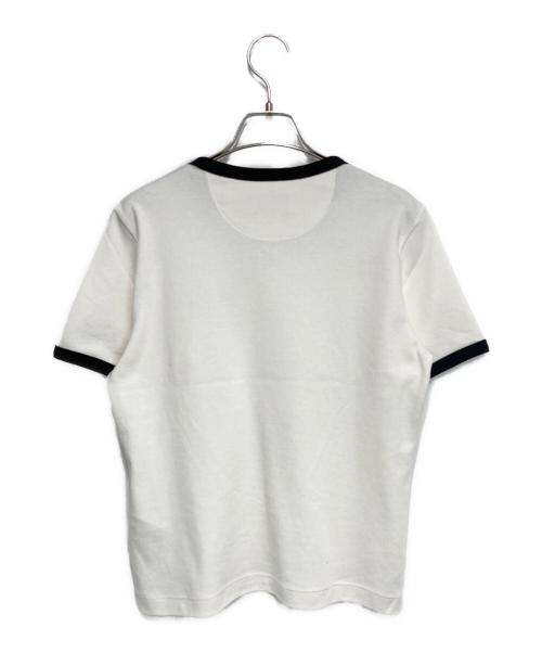 COACH（コーチ）COACH (コーチ) リンガーTシャツ ホワイト×ブラック サイズ:Sの古着・服飾アイテム