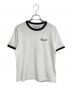 COACH（コーチ）の古着「リンガーTシャツ」｜ホワイト×ブラック