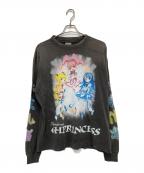 mononoke・madeモノノケ・メイド）の古着「モノノケ・メイド L/S T-SHIRT SUPERFLAT」｜グレー