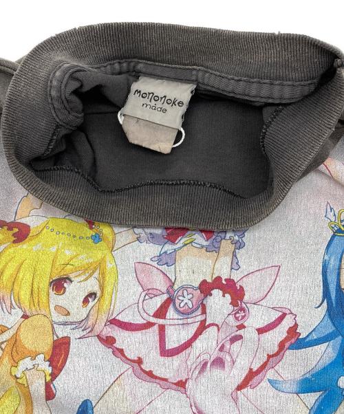 mononoke・made（モノノケ・メイド）mononoke・made (モノノケ・メイド) モノノケ・メイド L/S T-SHIRT SUPERFLAT グレー サイズ:Lの古着・服飾アイテム