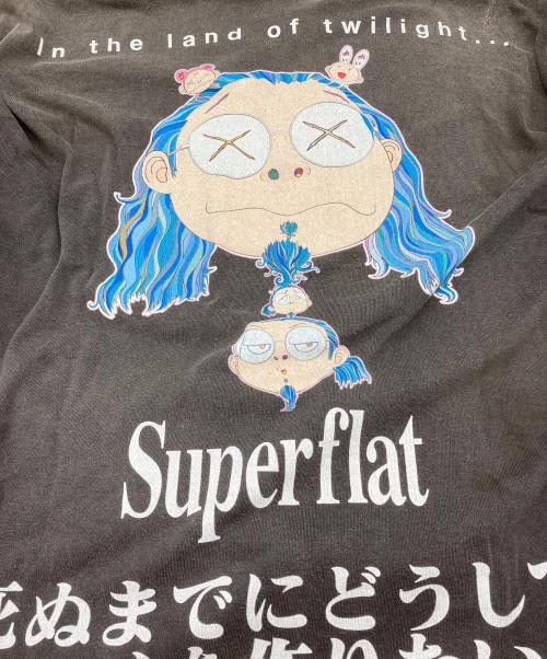 mononoke・made（モノノケ・メイド）mononoke・made (モノノケ・メイド) モノノケ・メイド L/S T-SHIRT SUPERFLAT グレー サイズ:Lの古着・服飾アイテム