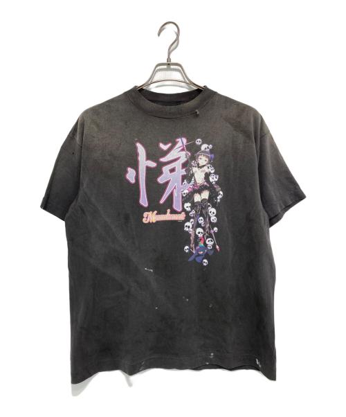 mononoke・made（モノノケ・メイド）mononoke・made (モノノケ・メイド) モノノケ・メイド S/S T-SHIRT 悌 グレー サイズ:Sの古着・服飾アイテム