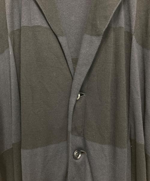 Y's（ワイズ）Y's (ワイズ) ブロックチェックコート ブラック サイズ:2の古着・服飾アイテム