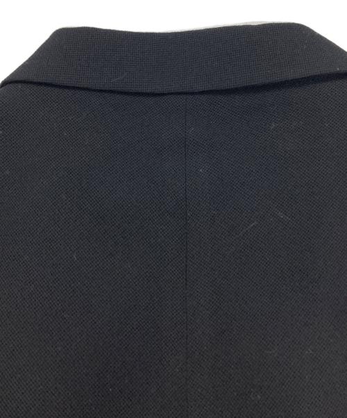 Yohji Yamamoto FEMME（ヨウジヤマモトファム）Yohji Yamamoto FEMME (ヨウジヤマモトファム) 07SS 変形メッシュウールコート ブラック サイズ:2の古着・服飾アイテム