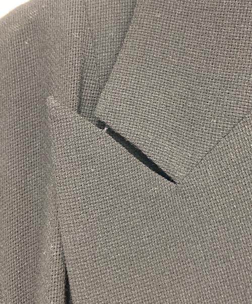 Yohji Yamamoto FEMME（ヨウジヤマモトファム）Yohji Yamamoto FEMME (ヨウジヤマモトファム) 07SS 変形メッシュウールコート ブラック サイズ:2の古着・服飾アイテム