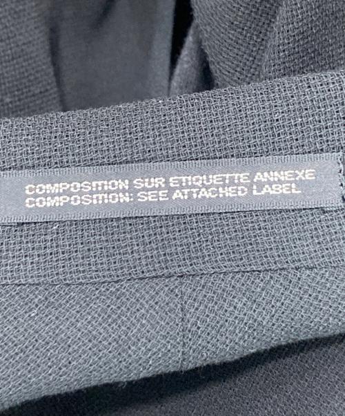 Yohji Yamamoto FEMME（ヨウジヤマモトファム）Yohji Yamamoto FEMME (ヨウジヤマモトファム) 07SS 変形メッシュウールコート ブラック サイズ:2の古着・服飾アイテム