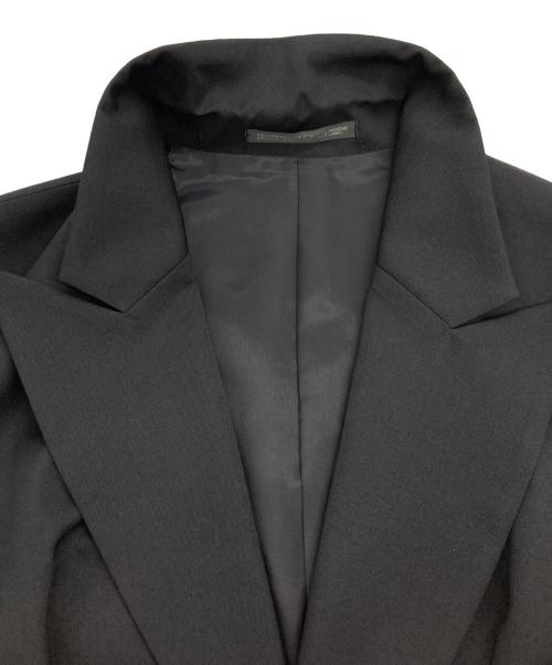 Yohji Yamamoto FEMME（ヨウジヤマモトファム）Yohji Yamamoto FEMME (ヨウジヤマモトファム) 07AW カットオフデザイン ウールチェスターコート ブラック サイズ:2の古着・服飾アイテム