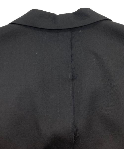 Yohji Yamamoto FEMME（ヨウジヤマモトファム）Yohji Yamamoto FEMME (ヨウジヤマモトファム) 07AW カットオフデザイン ウールチェスターコート ブラック サイズ:2の古着・服飾アイテム