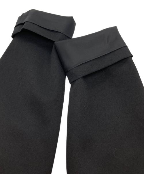 Yohji Yamamoto FEMME（ヨウジヤマモトファム）Yohji Yamamoto FEMME (ヨウジヤマモトファム) 07AW カットオフデザイン ウールチェスターコート ブラック サイズ:2の古着・服飾アイテム