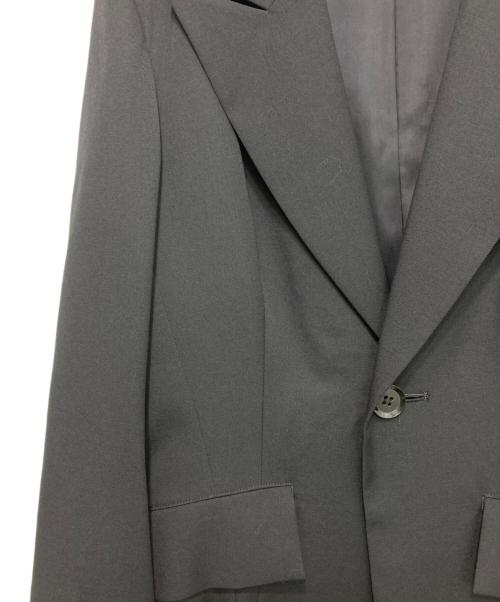 Yohji Yamamoto FEMME（ヨウジヤマモトファム）Yohji Yamamoto FEMME (ヨウジヤマモトファム) 07AW カットオフデザイン ウールチェスターコート ブラック サイズ:2の古着・服飾アイテム