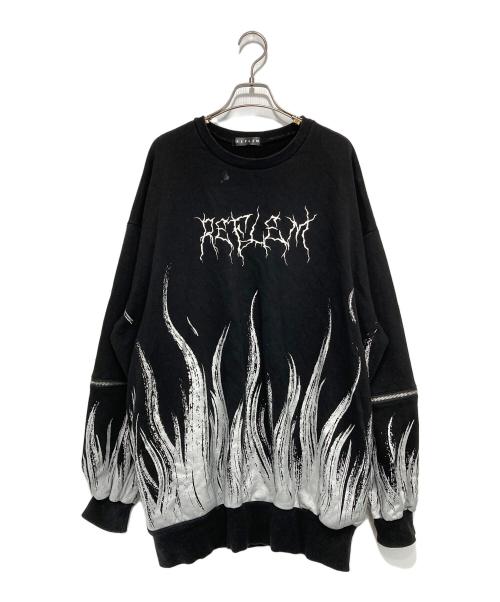 REFLEM（レフレム）REFLEM (レフレム) ファイヤーパターンPO ブラック サイズ:FREEの古着・服飾アイテム