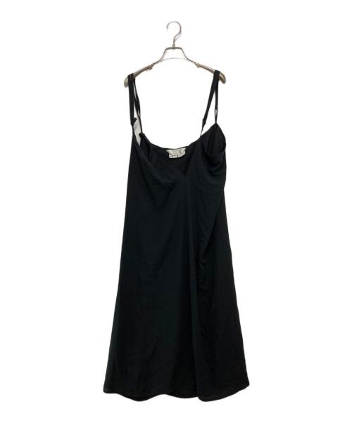 MaxMara（マックスマーラ）MaxMara (マックスマーラ) シルクキャミソールワンピース ブラック サイズ:42の古着・服飾アイテム