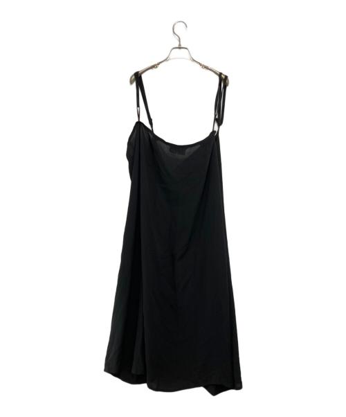 MaxMara（マックスマーラ）MaxMara (マックスマーラ) シルクキャミソールワンピース ブラック サイズ:42の古着・服飾アイテム