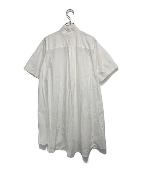 MM6 Maison Margiela（エムエムシックスメゾンマルジェラ）MM6 Maison Margiela (エムエムシックスメゾンマルジェラ) スキッパーシャツワンピース ホワイト サイズ:40の古着・服飾アイテム