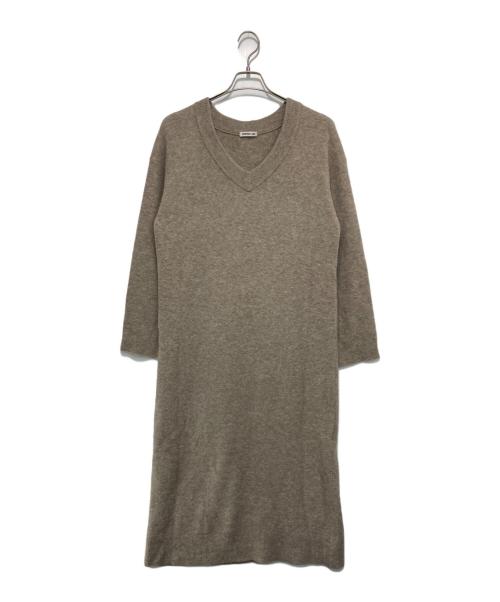 EVERYDAY I LIKE.（エヴリデイ アイ ライク）EVERYDAY I LIKE. (エヴリデイ アイ ライク) Boucle ニット ドレス ブラウン サイズ:-の古着・服飾アイテム