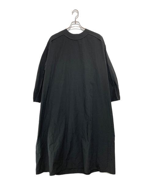 LOHEN（ローヘン）LOHEN (ローヘン) ヨークネックバックギャザーワンピース ブラック サイズ:FREEの古着・服飾アイテム