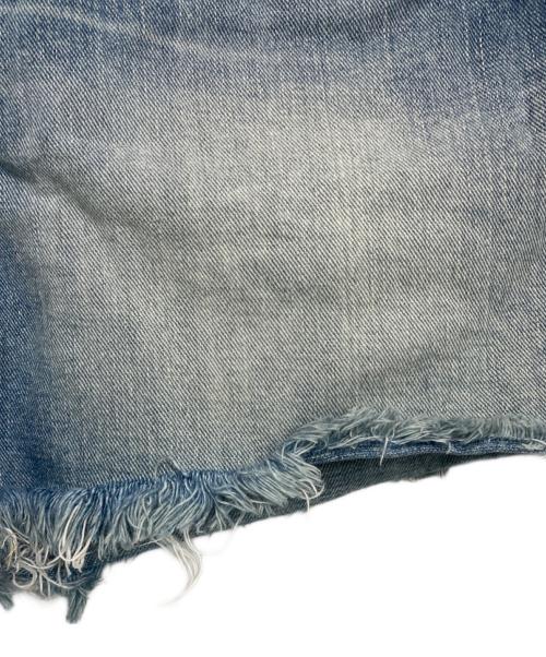 RRL（ダブルアールエル）RRL (ダブルアールエル) カットオフデニムショーツ ライトインディゴ サイズ:SIZE W26の古着・服飾アイテム