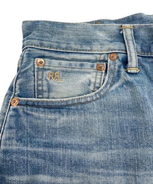 RRL（ダブルアールエル）RRL (ダブルアールエル) カットオフデニムショーツ ライトインディゴ サイズ:SIZE W26の古着・服飾アイテム