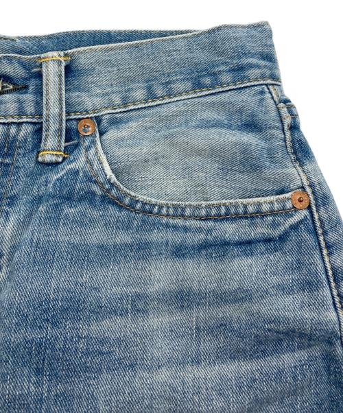 RRL（ダブルアールエル）RRL (ダブルアールエル) カットオフデニムショーツ ライトインディゴ サイズ:SIZE W26の古着・服飾アイテム