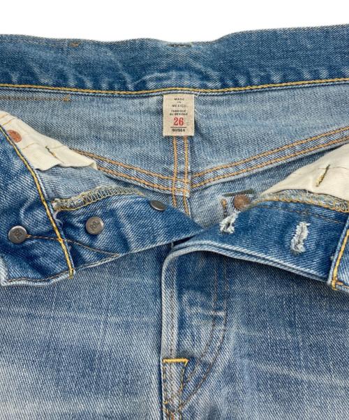 RRL（ダブルアールエル）RRL (ダブルアールエル) カットオフデニムショーツ ライトインディゴ サイズ:SIZE W26の古着・服飾アイテム