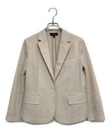 theory（セオリー）の古着「SEER SUIT SHRUNKEN BLAZER」｜ベージュ