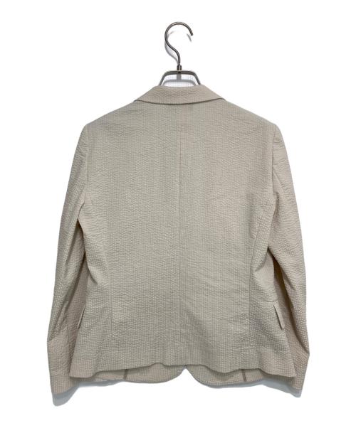 theory（セオリー）theory (セオリー) SEER SUIT SHRUNKEN BLAZER ベージュの古着・服飾アイテム