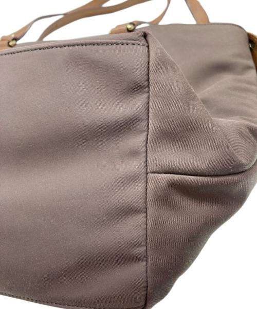 COLE HAAN（コールハーン）COLE HAAN (コールハーン) ナイロントートバッグ ブラウンの古着・服飾アイテム