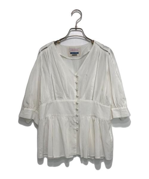 MAISON SPECIAL（メゾンスペシャル）MAISON SPECIAL (メゾンスペシャル) ラダーレースブラウス ホワイト サイズ:FREEの古着・服飾アイテム