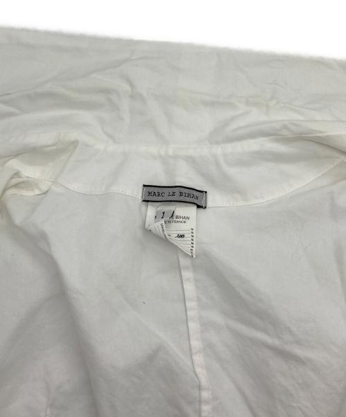 MARC LE BIHAN（マルク ル ビアン）MARC LE BIHAN (マルク ル ビアン) シャツジャケット ホワイト サイズ:SIZE 1の古着・服飾アイテム