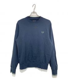 FRED PERRY（フレッドペリー）の古着「Crew Neck Sweatshirt」｜ネイビー