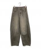 PUBLIC TOKYOパブリックトウキョウ）の古着「PUBLIC DENIM GRY CURVE」｜グレー