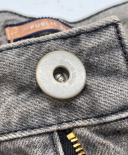 PUBLIC TOKYO（パブリックトウキョウ）PUBLIC TOKYO (パブリックトウキョウ) PUBLIC DENIM GRY CURVE グレー サイズ:2の古着・服飾アイテム