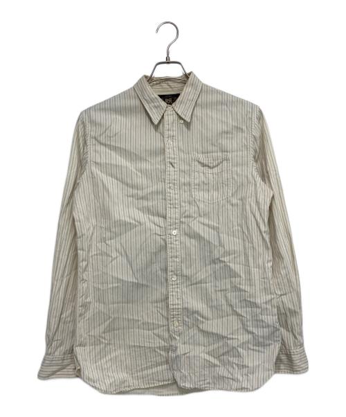 RRL（ダブルアールエル）RRL (ダブルアールエル) ストライプワークシャツ ベージュ サイズ:Ｓの古着・服飾アイテム
