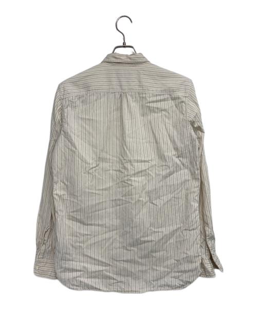 RRL（ダブルアールエル）RRL (ダブルアールエル) ストライプワークシャツ ベージュ サイズ:Ｓの古着・服飾アイテム