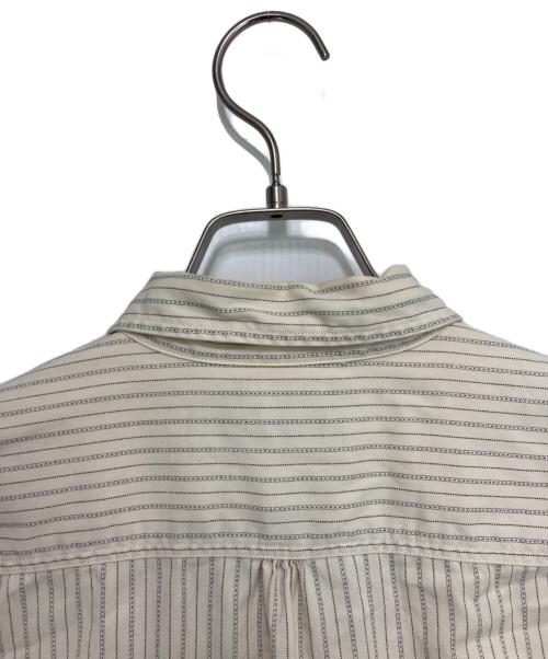 RRL（ダブルアールエル）RRL (ダブルアールエル) ストライプワークシャツ ベージュ サイズ:Ｓの古着・服飾アイテム