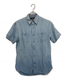 RRL（ダブルアールエル）の古着「半袖シャンブレーシャツ」｜インディゴ